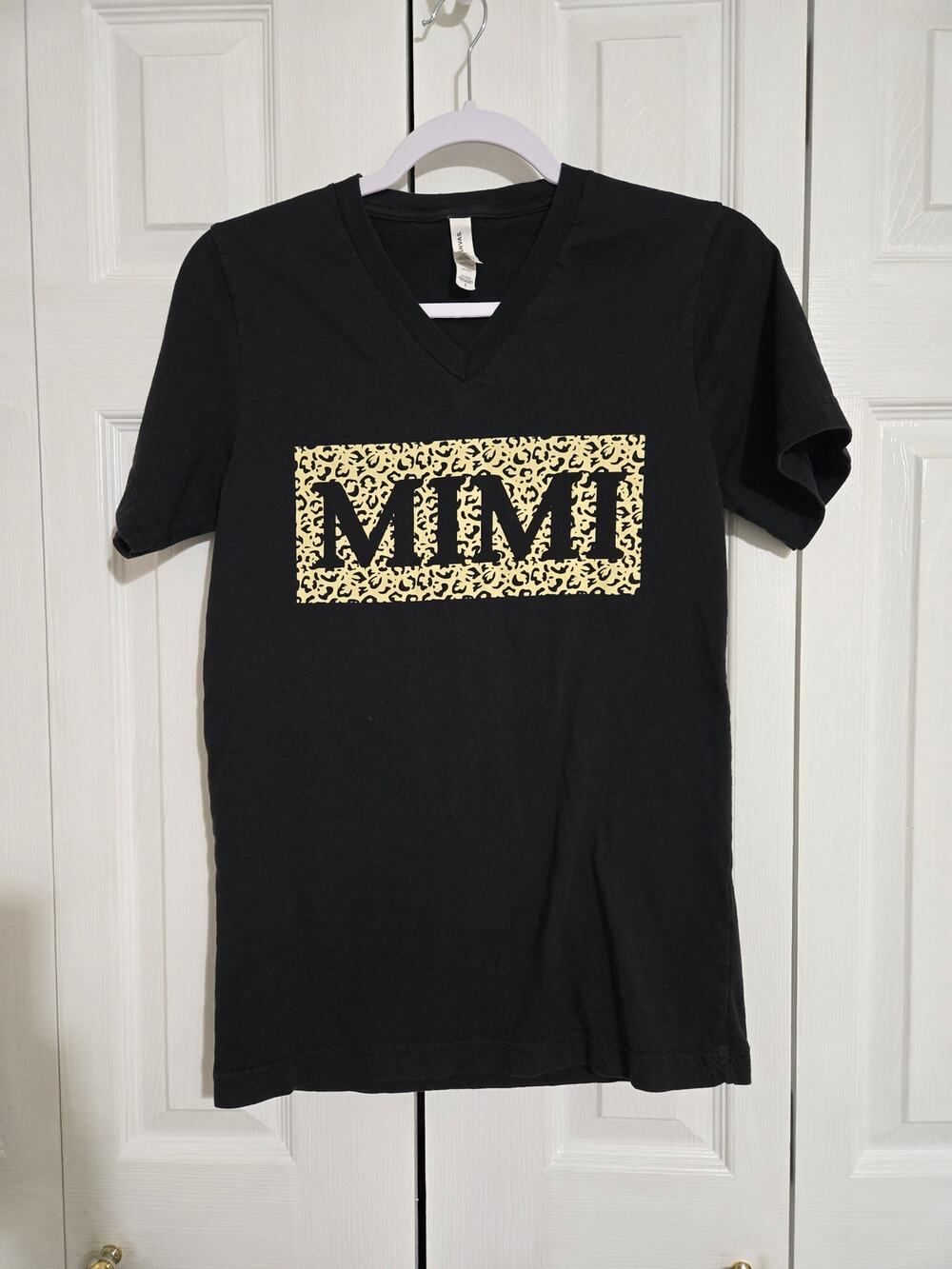 Bella + canvas small womens "mimi" black tshirt